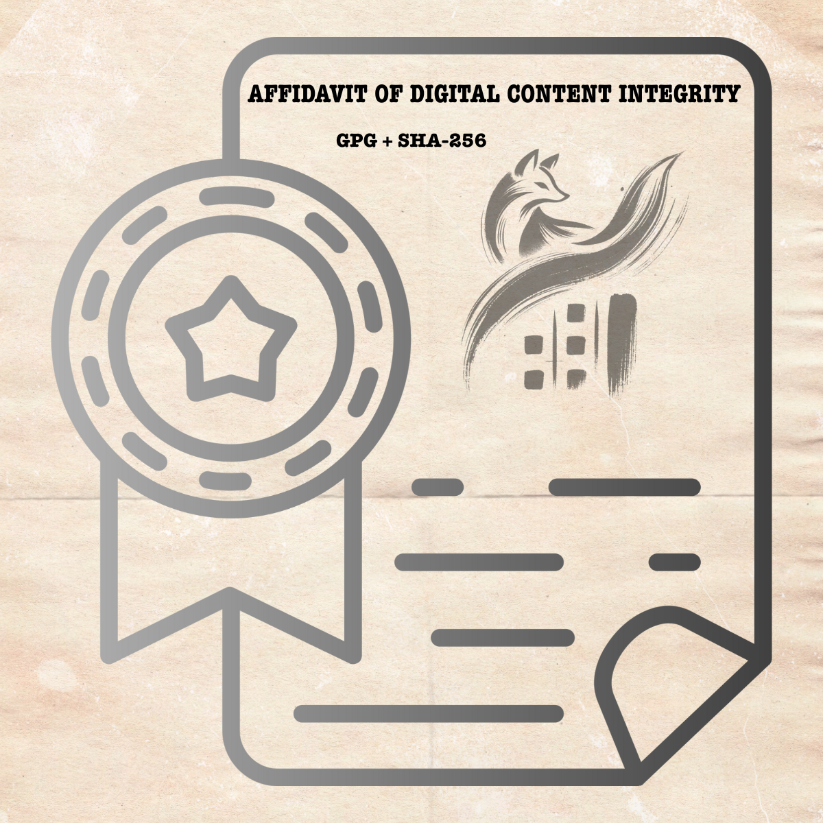 A Minimal Cryptographic Affidavit Process for Digital Artifacts